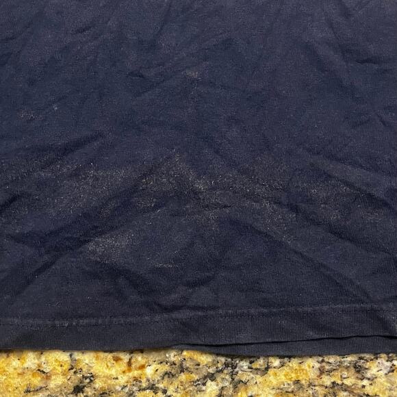 Notre Dame Football T Shirt Mens XXL Champion Navy College Y2K Sports Tee - Picture 4 of 6